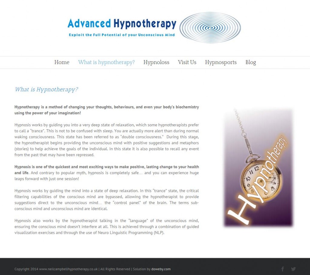 Advanced Hypnotherapy - DOWEBY